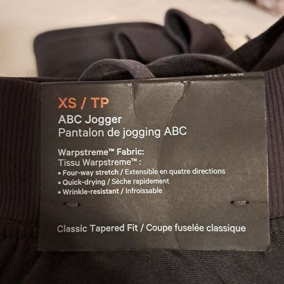 NWT Lululemon ABC JOGGER IN OBSIDIAN - Picture 13 of 13